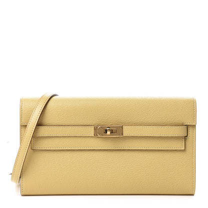 Hermes Chevre Mysore Kelly Wallet To Go Foin 1 of 11