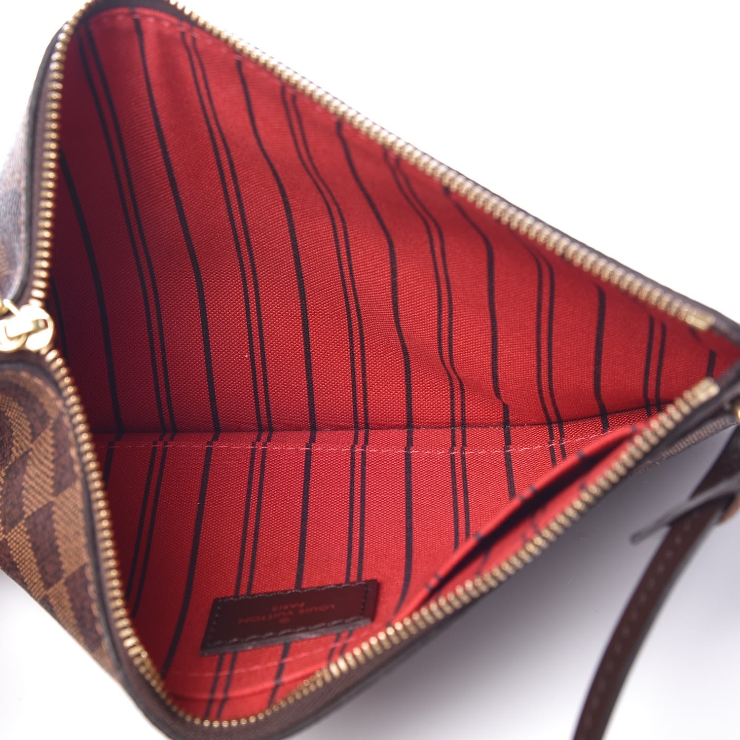 Louis Vuitton Damier Ebene Neverfull MM GM Pochette 5 of 8