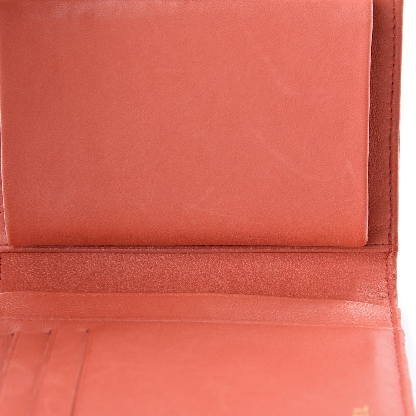 Caviar Timeless CC Zipped Pocket Wallet Light Red