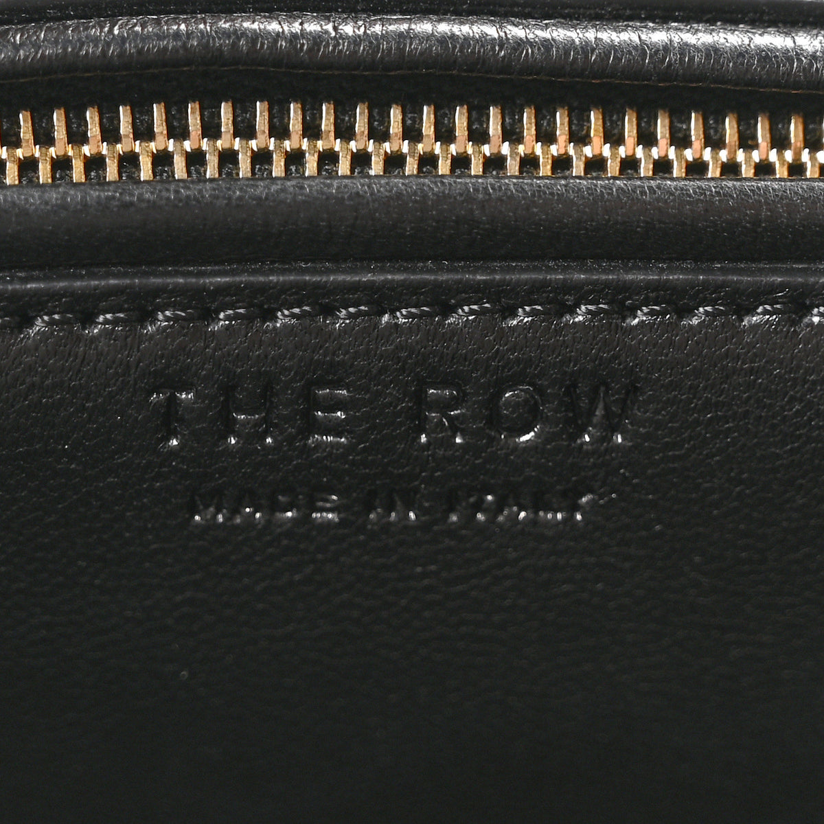 Polished Saddle Calfskin Idaho Top Handle Black