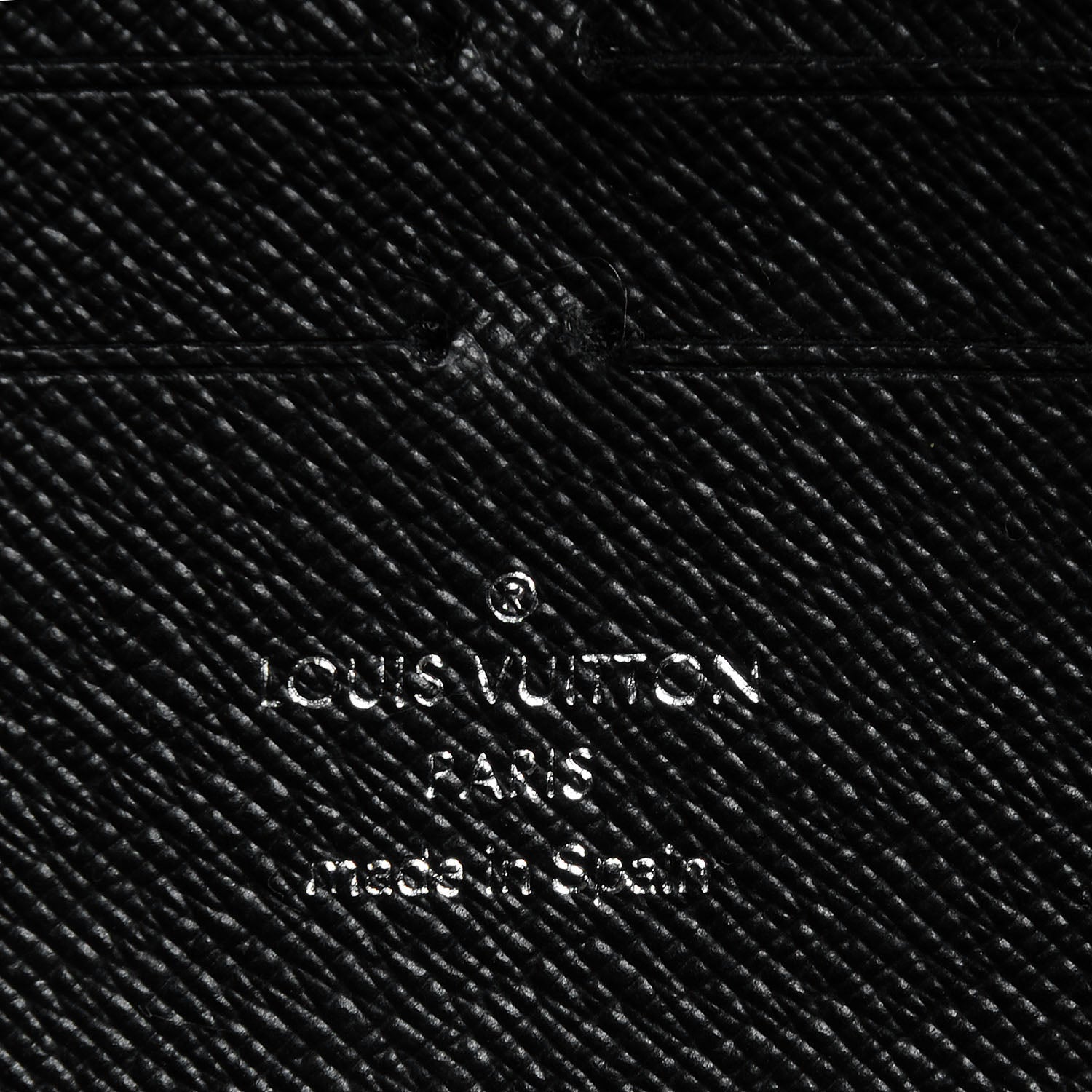 Louis Vuitton Epi Leather Zippy Wallet Black 6 of 7