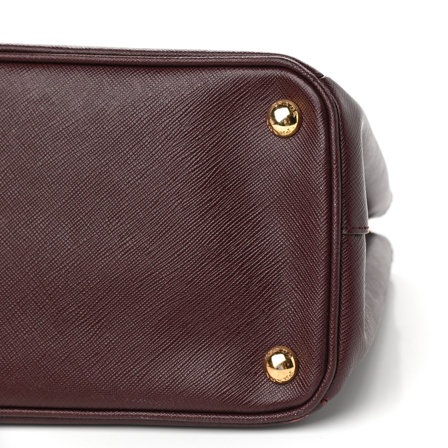Saffiano Small Galleria Double Zip Tote Granato