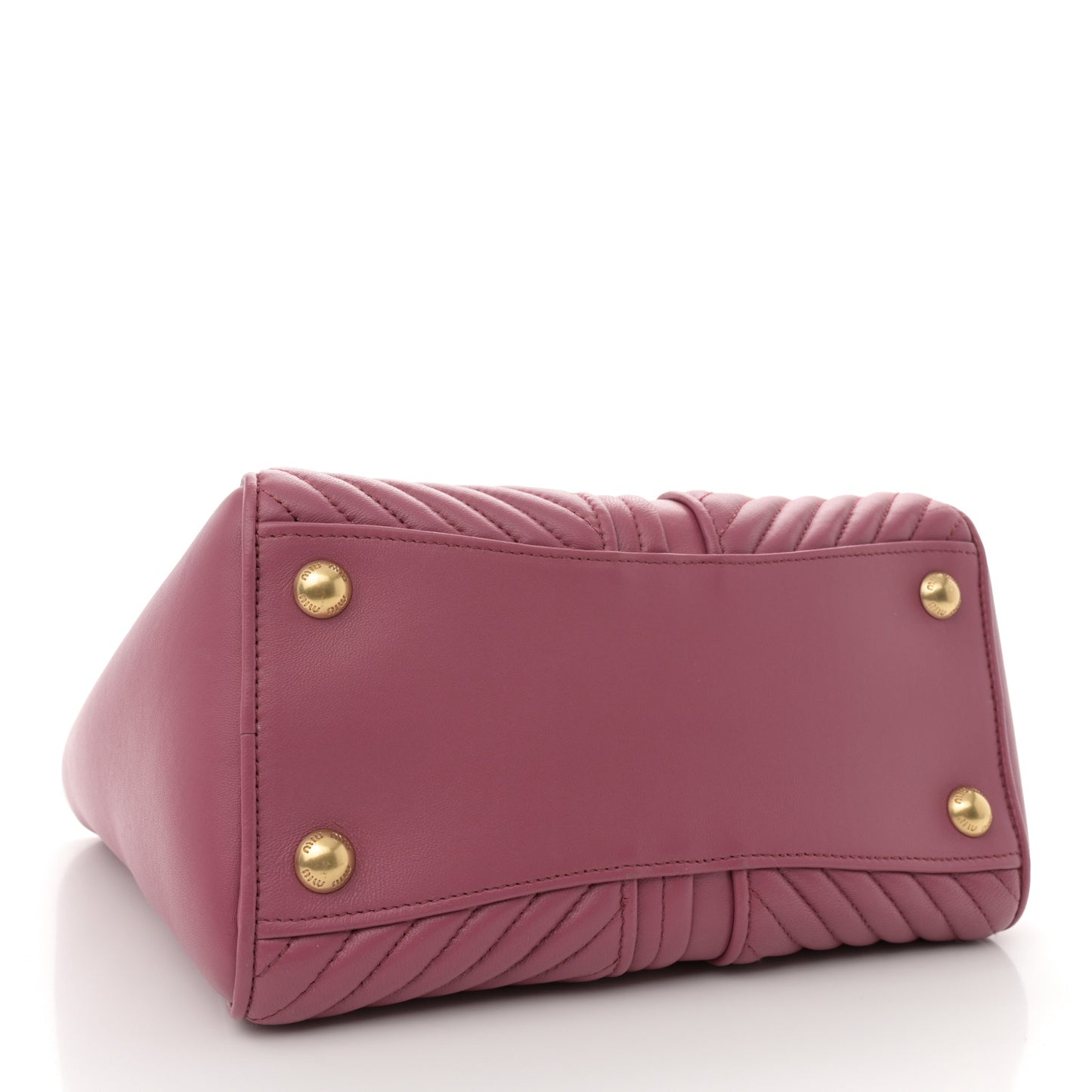 Nappa Matelasse Biker Tote Bruyere