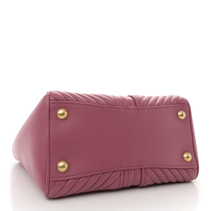 Miu Miu Nappa Matelasse Biker Tote Bruyere 4 of 10