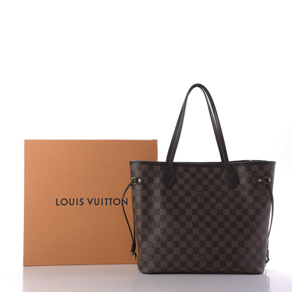 Louis Vuitton Damier Ebene Neo Neverfull MM Rose Ballerine 11 of 11