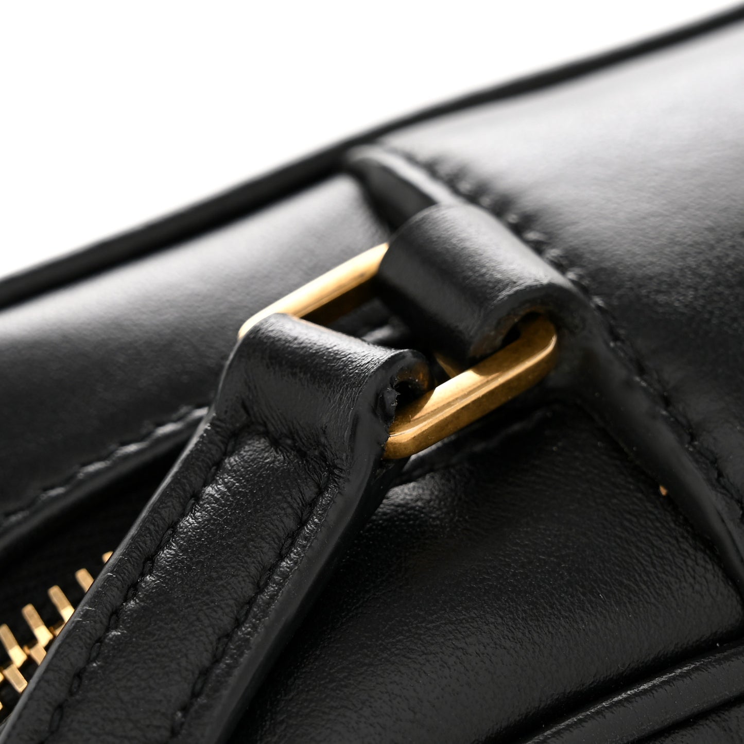 Calfskin Matelasse Monogram Lou Camera Bag Black