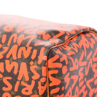 Louis Vuitton Monogram Graffiti Speedy 30 Orange 10 of 11