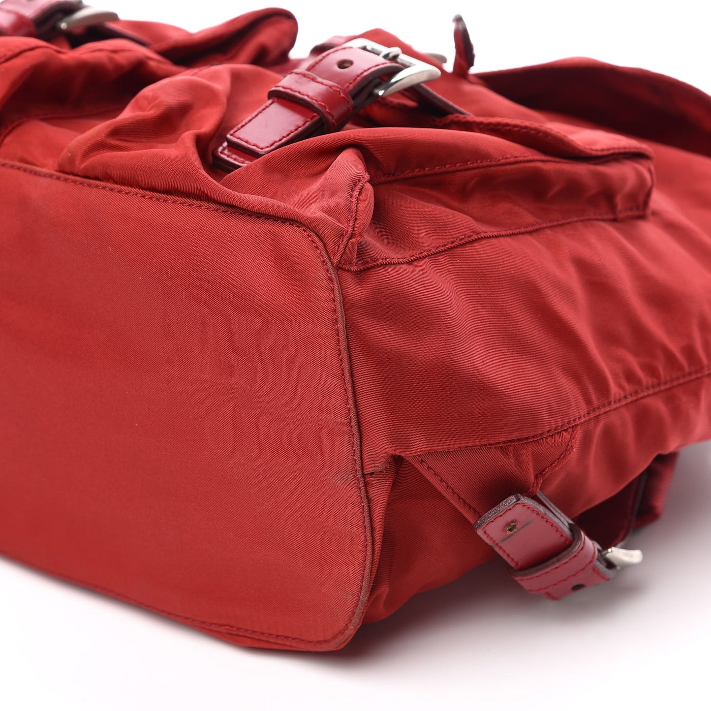 Nylon Vela Small Backpack Rosso