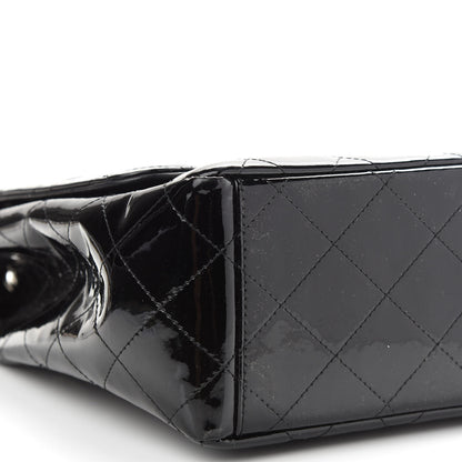 Chanel Patent Quilted Maxi Single Flap Black 8 of 9