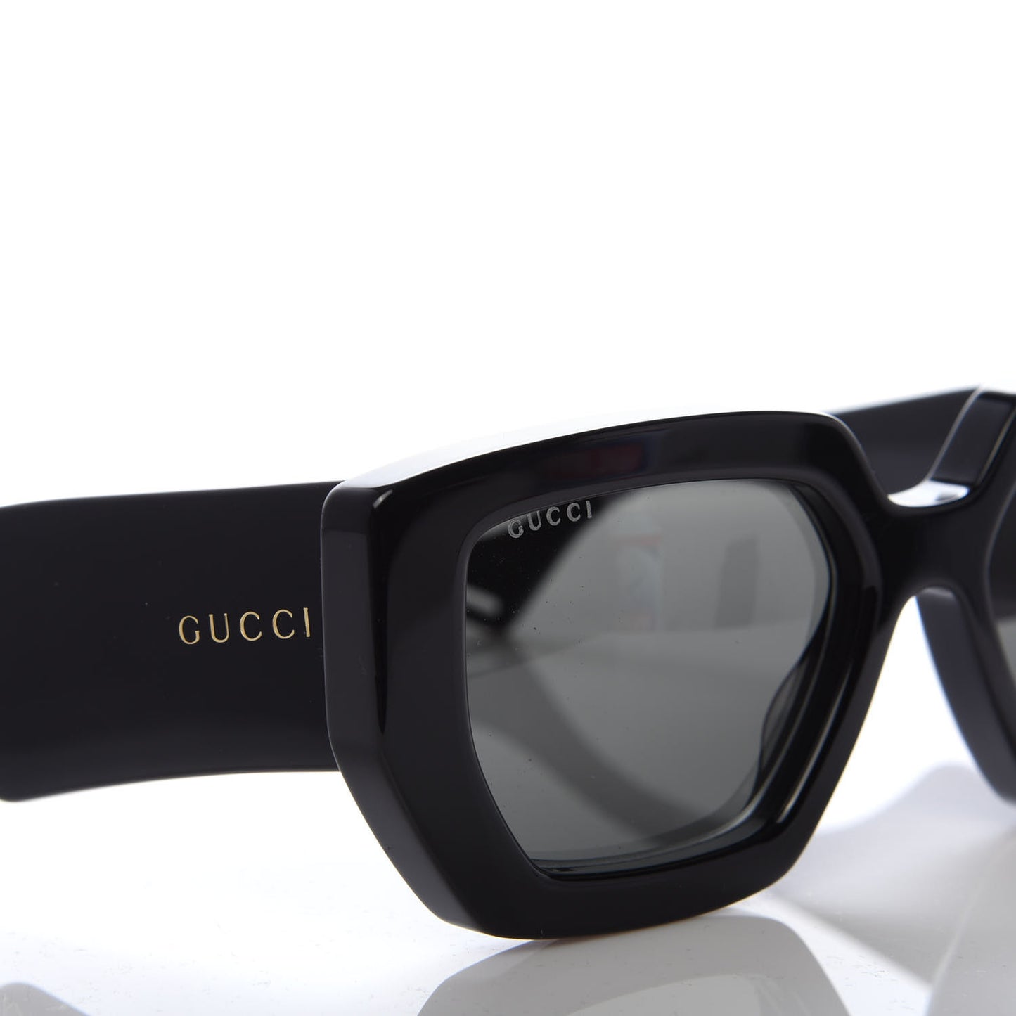 Acetate Square Frame Sunglasses GG0630S Black
