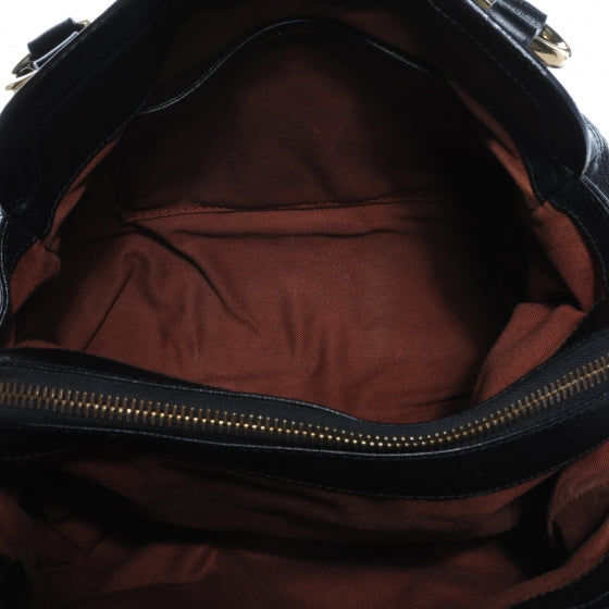 Quilted Leather Alyona Bag Black
