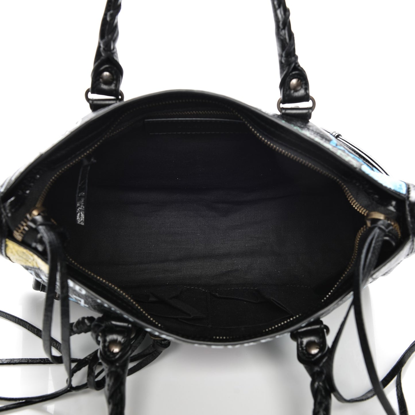 Agneau Graffiti All Over Classic Hardware S City Black Multicolor
