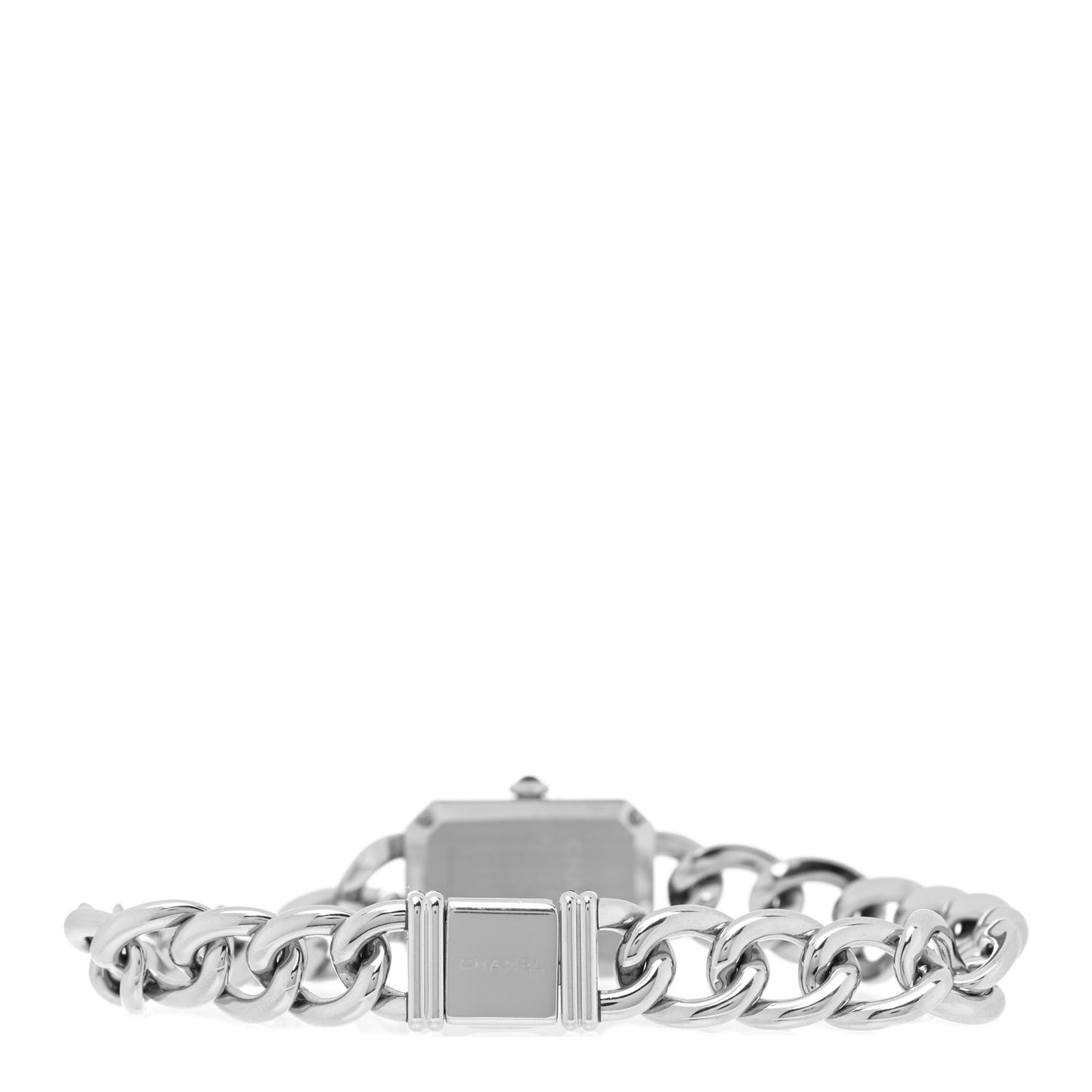 Stainless Steel 16mm Chain Premiere Quartz Watch Black