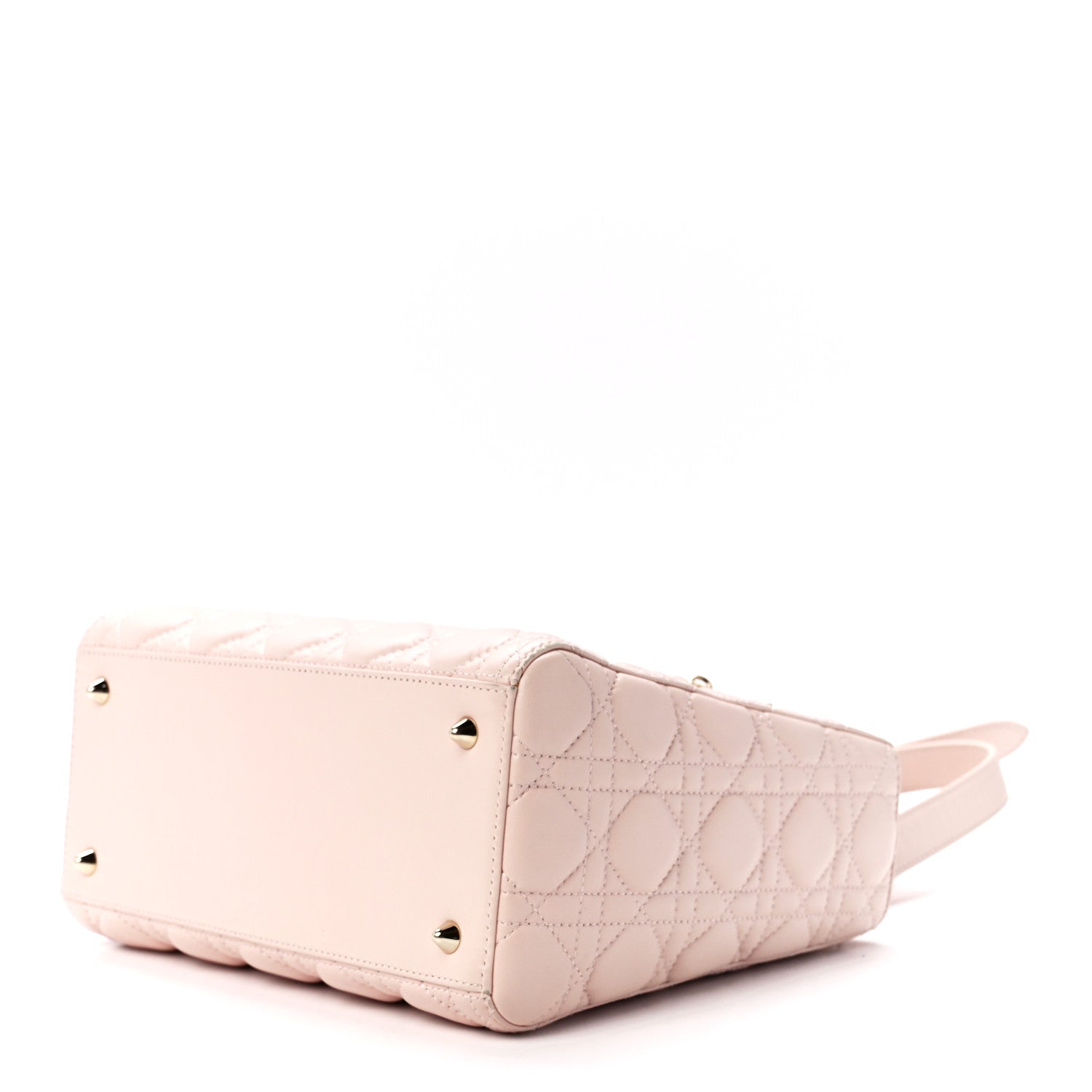 Christian Dior Lambskin Cannage Medium Lady Dior Light Pink 9 of 11