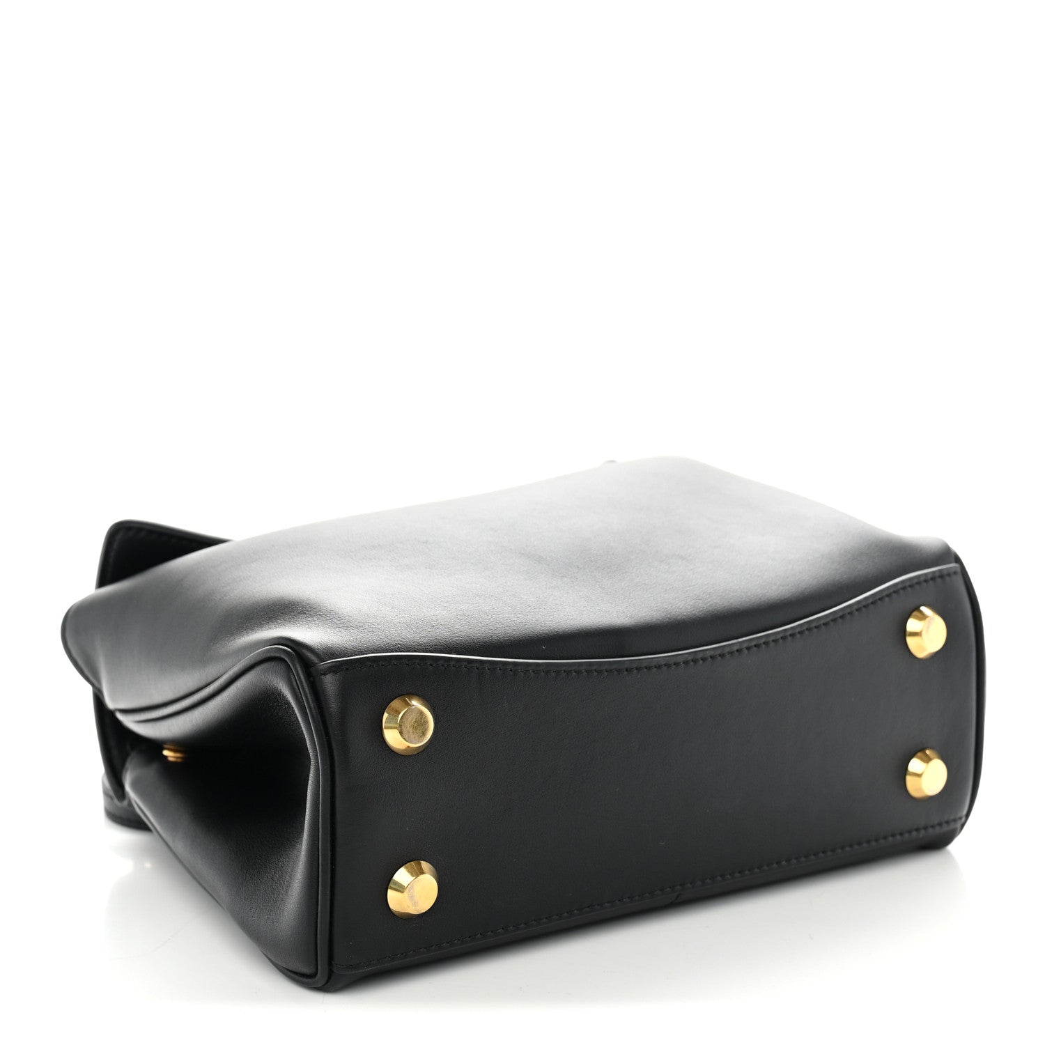 Balenciaga Natural Smooth Calfskin Mini Rodeo Top Handle Handbag Black 4 of 10