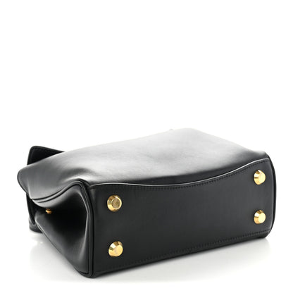 Balenciaga Natural Smooth Calfskin Mini Rodeo Top Handle Handbag Black 4 of 10