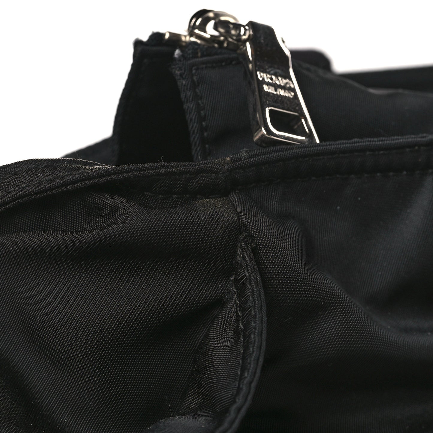 Tessuto Nylon Vela Diaper Bag Black