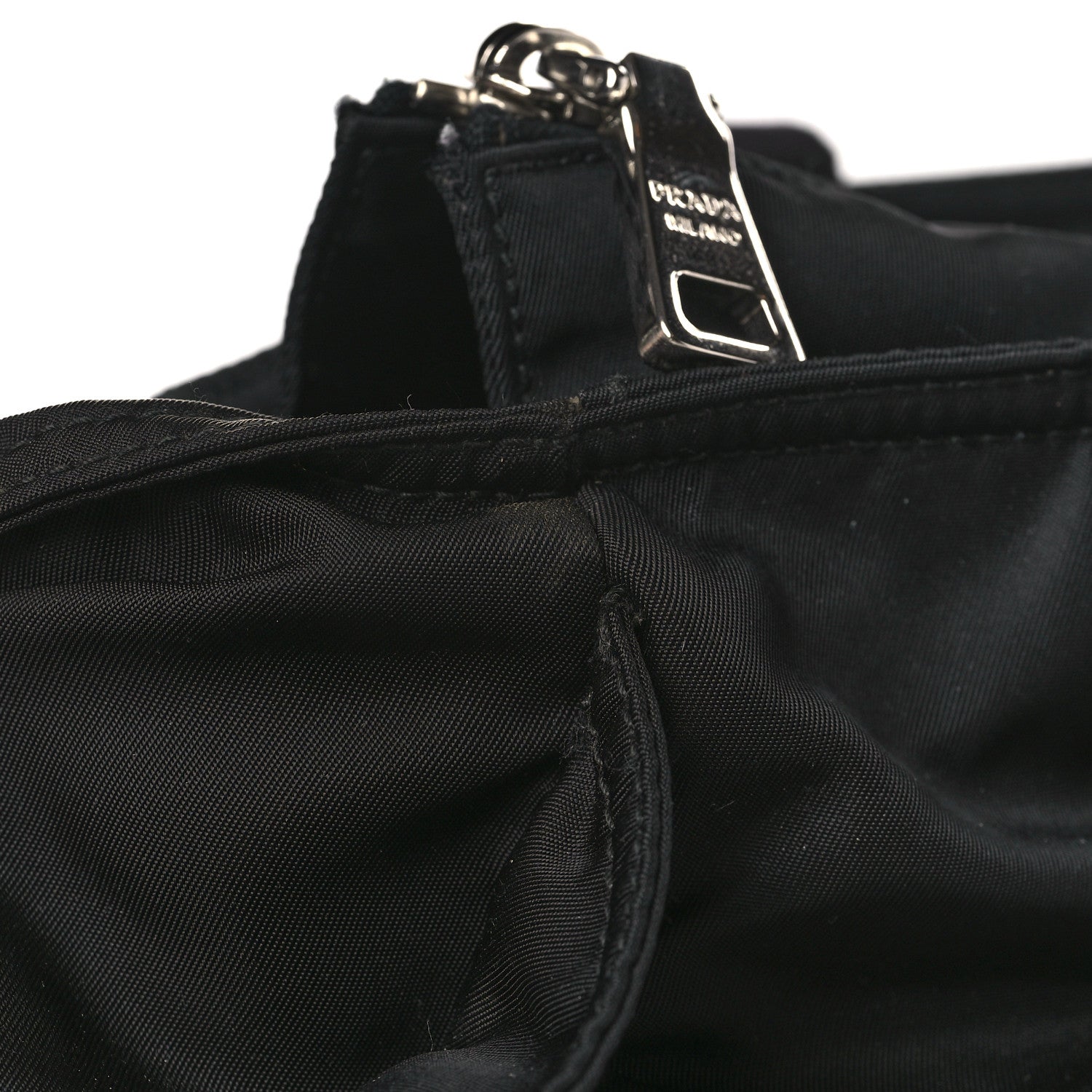 Prada Tessuto Nylon Vela Diaper Bag Black 11 of 12