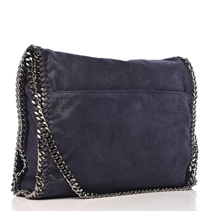 Stella McCartney Shaggy Deer Falabella Messenger Navy 3 of 9