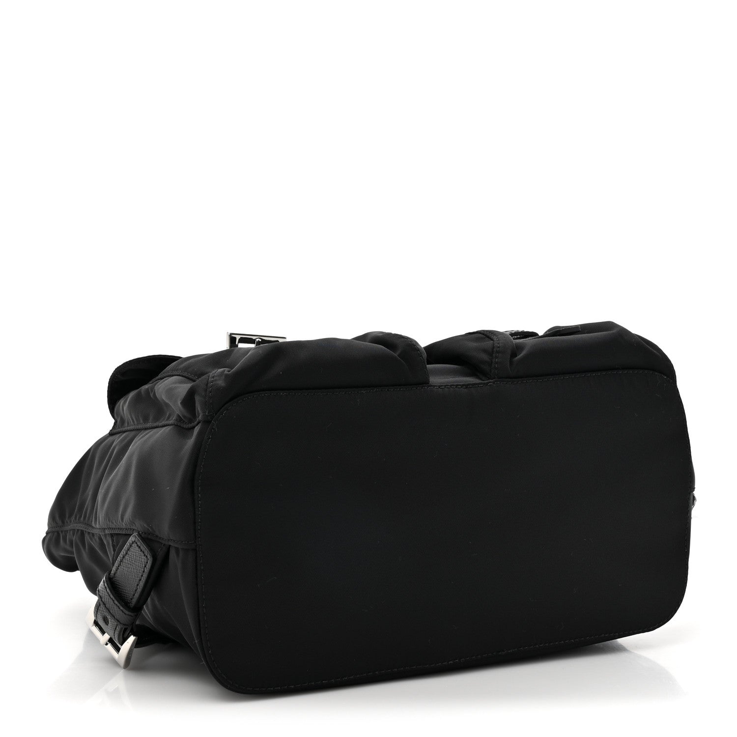 Prada Tessuto Nylon Saffiano Small Backpack Black 4 of 9