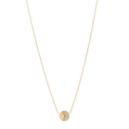 Christian Dior 18K Yellow White Gold Diamond Black Onyx Mother of Pearl Rose Celeste Pendant Necklace 1 of 7