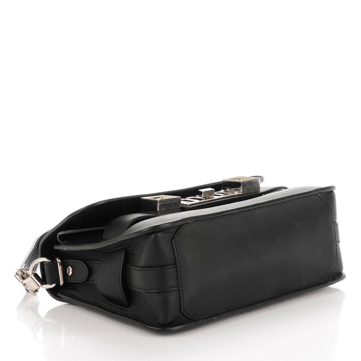 Calfskin Mini PS11 Classic Shoulder Bag Black