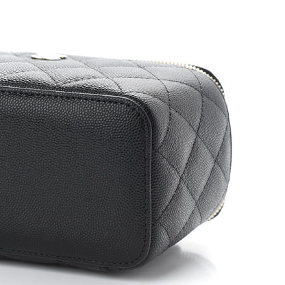Chanel Caviar Quilted Small Vanity Case With Chain Black 9 of 9