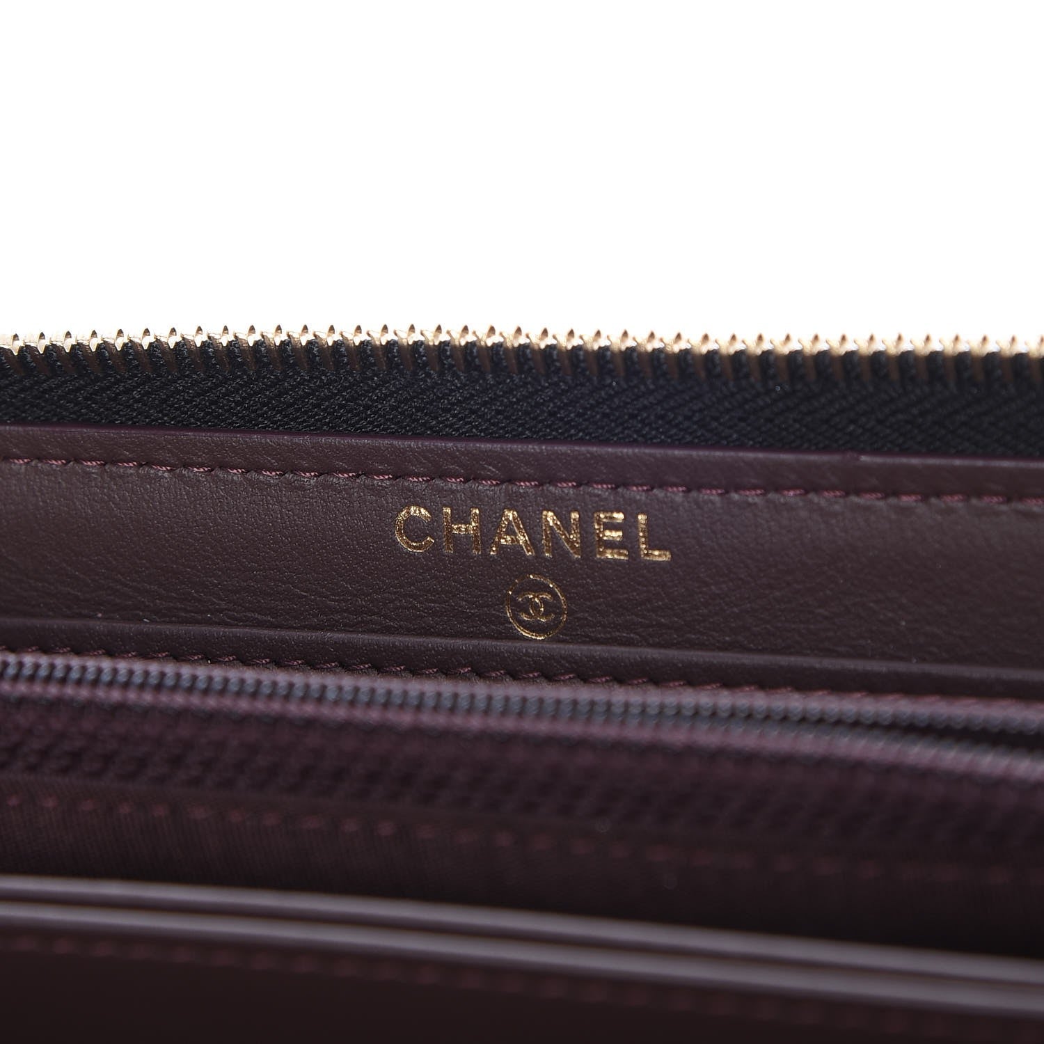 Chanel Grained Calfskin Neo Executive Zip Around Wallet Black 6 of 9