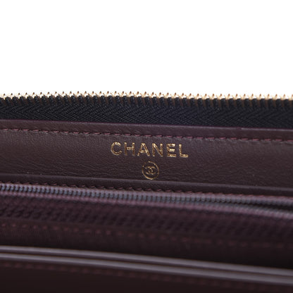 Chanel Grained Calfskin Neo Executive Zip Around Wallet Black 6 of 9