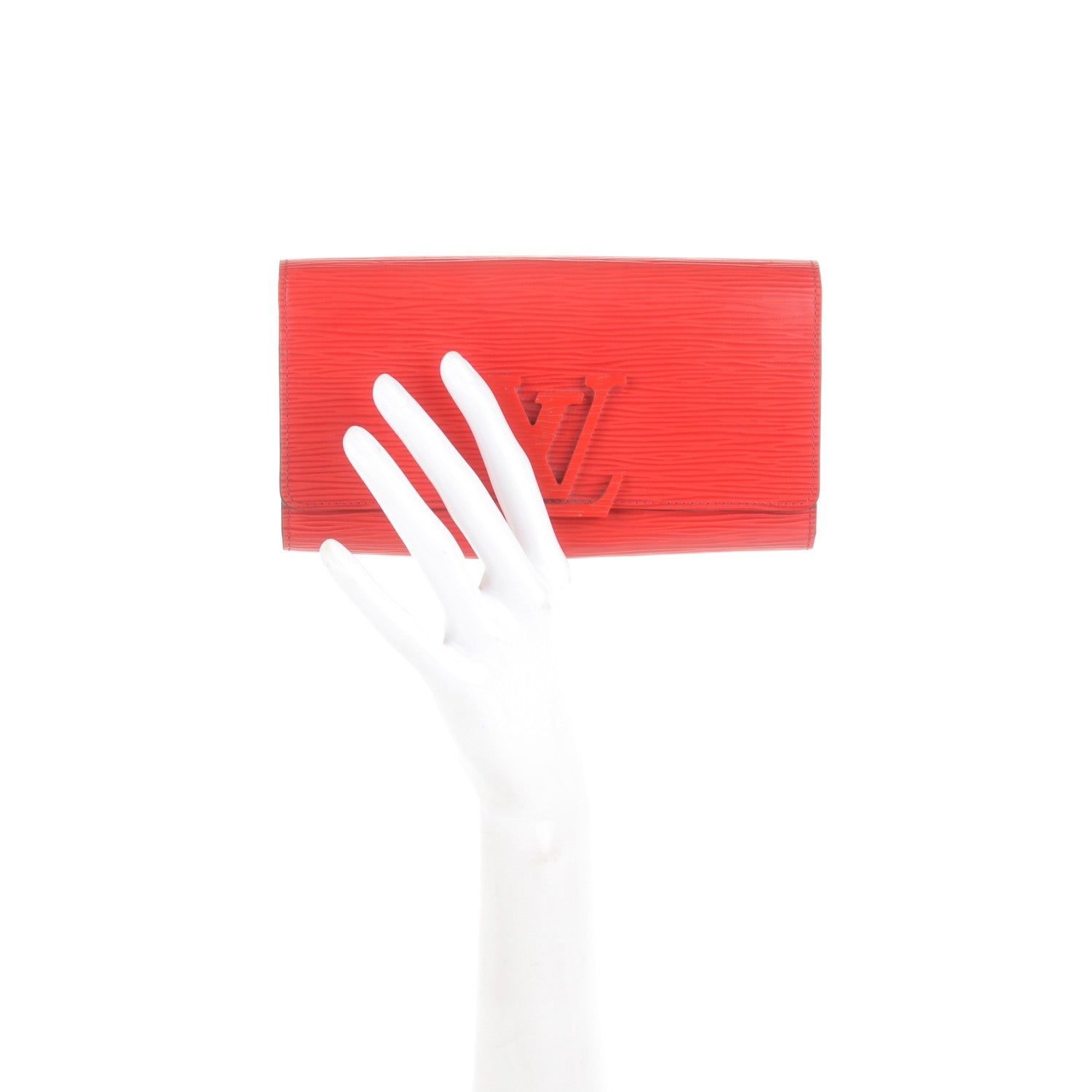 Louis Vuitton Epi Louise Wallet Coquelicot 2 of 6
