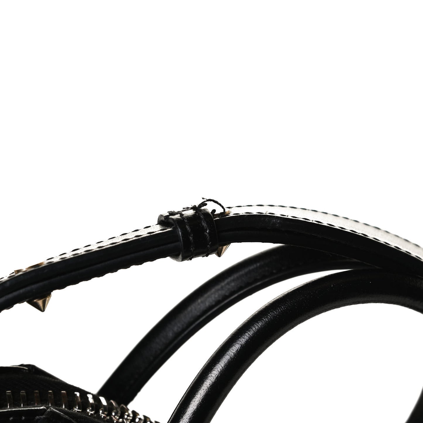 Shiny Lord Calfskin Mini Antigona Black