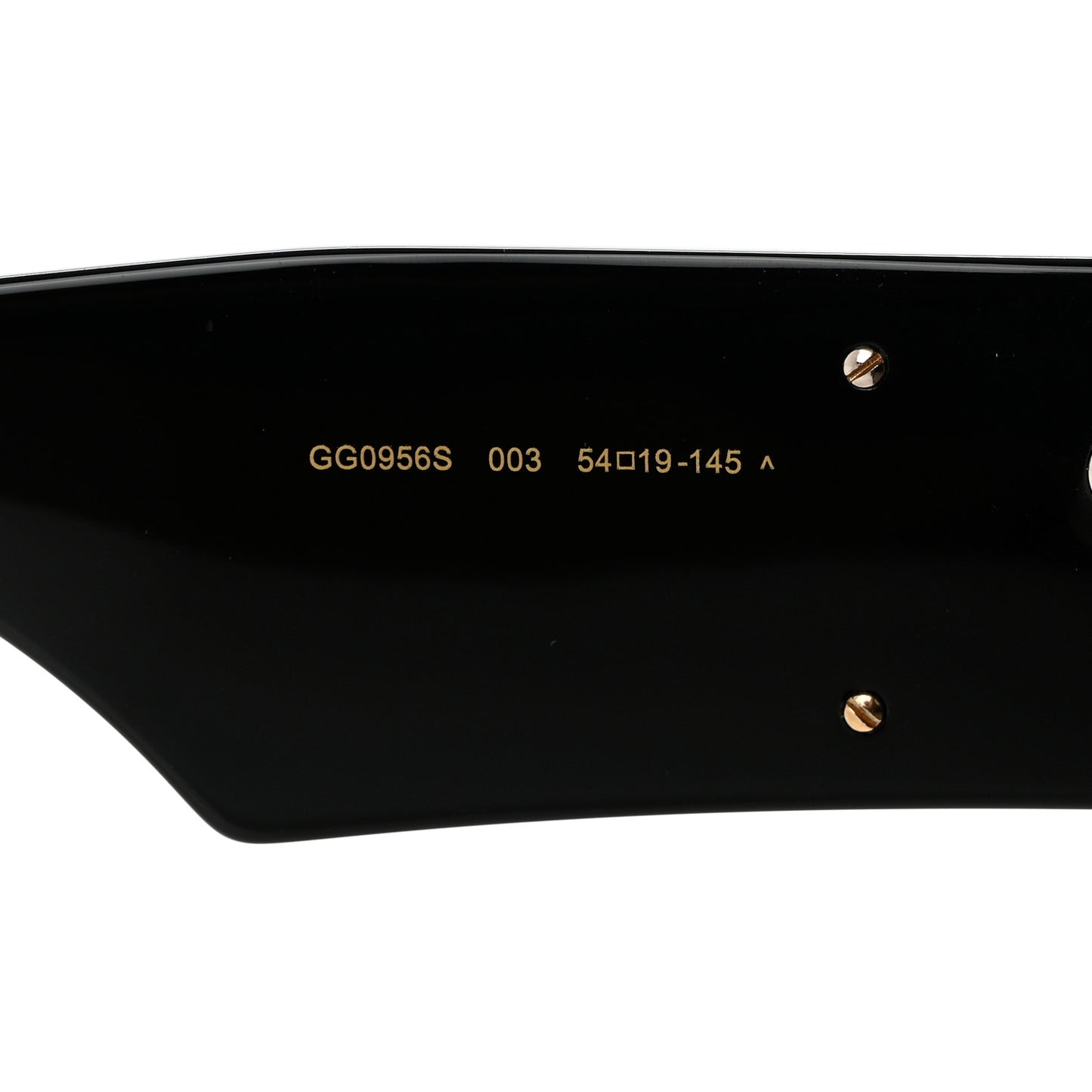 Acetate Square Frame Sunglasses GG0956S Black