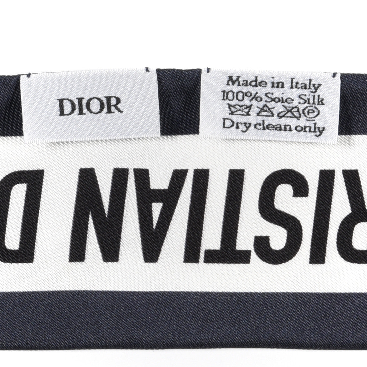 Christian Dior Silk Toile De Jouy Mitzah Scarf White 3 of 3