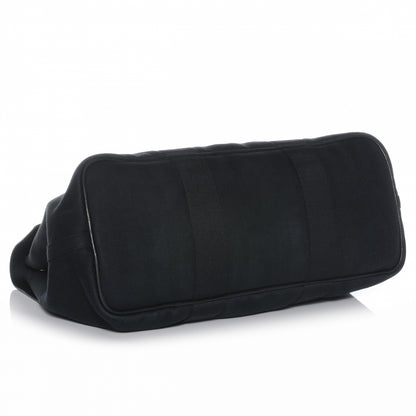 Hermes Herringbone Cotton and Leather Valparaiso Black 4 of 8