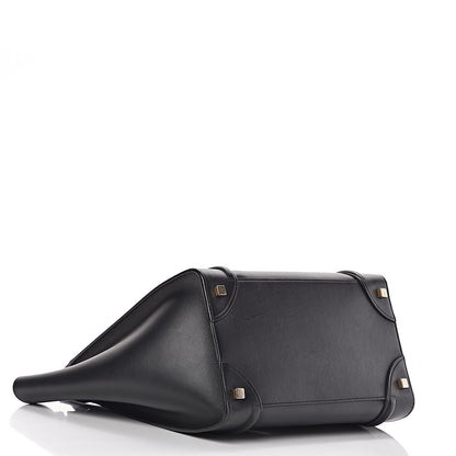 Celine Smooth Calfskin Mini Luggage Black 4 of 12