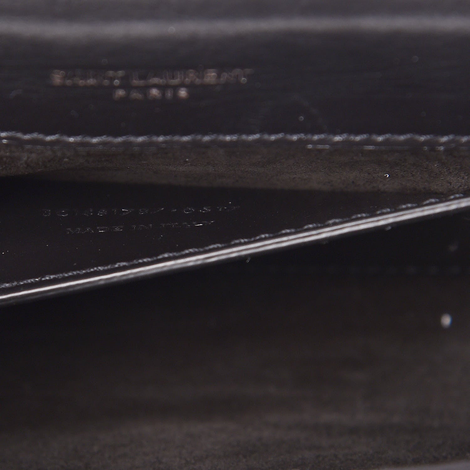 Saint Laurent Patent Smoking Clutch Black 10 of 10