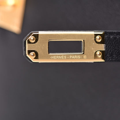 Hermes Swift Kelly Pochette Clutch Black 19 of 24