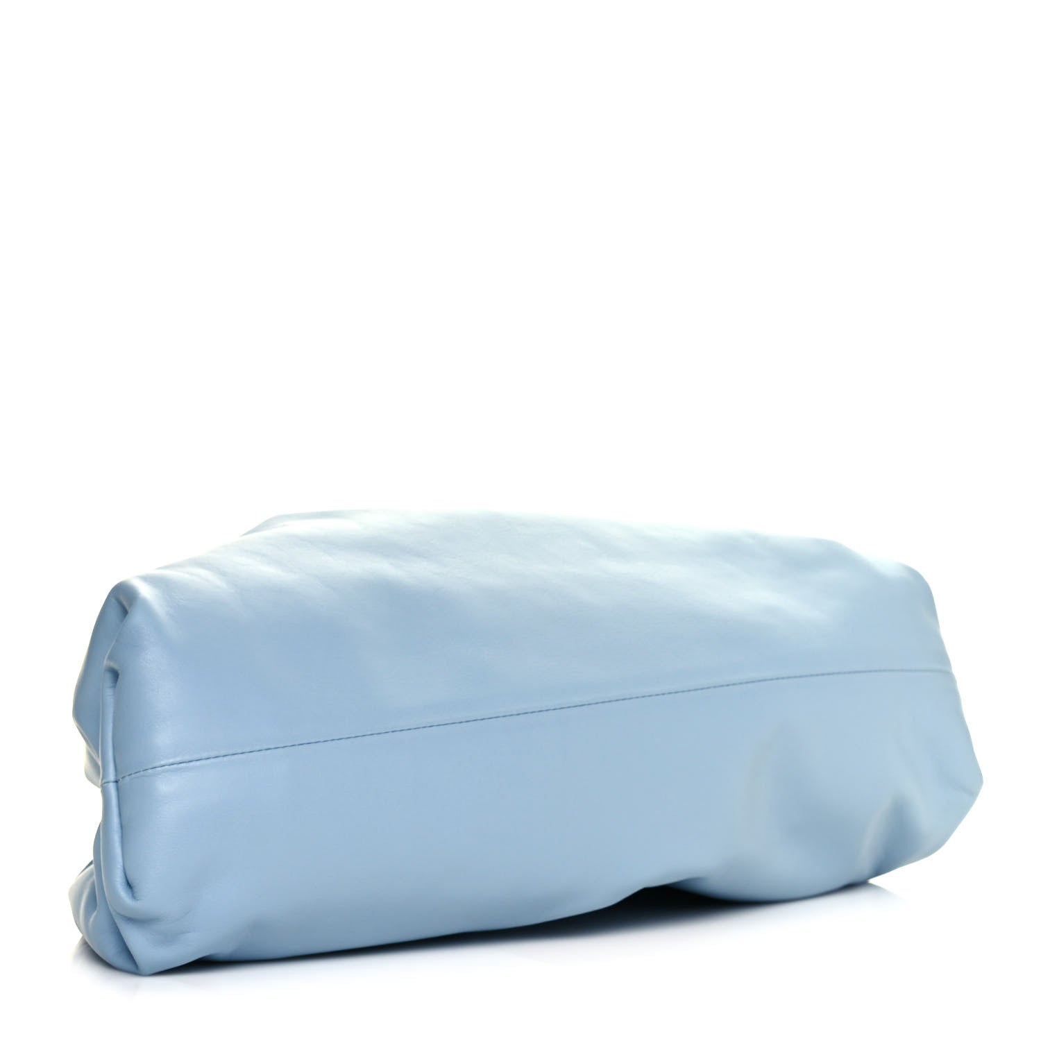 Bottega Veneta Smooth Butter Calf The Pouch Oversized Clutch Ice 4 of 9