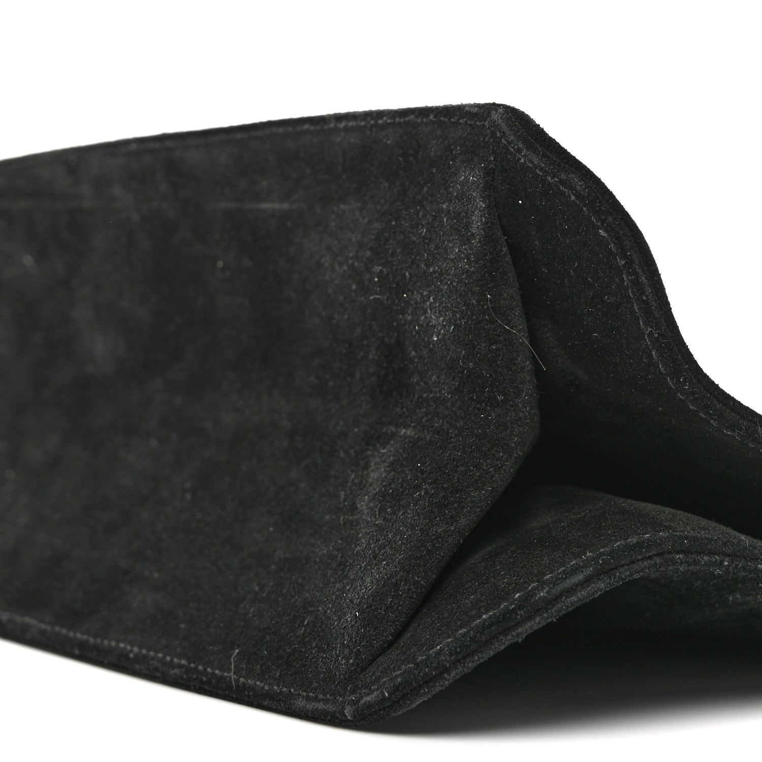 Gucci Suede Logo Shoulder Bag Black 10 of 15