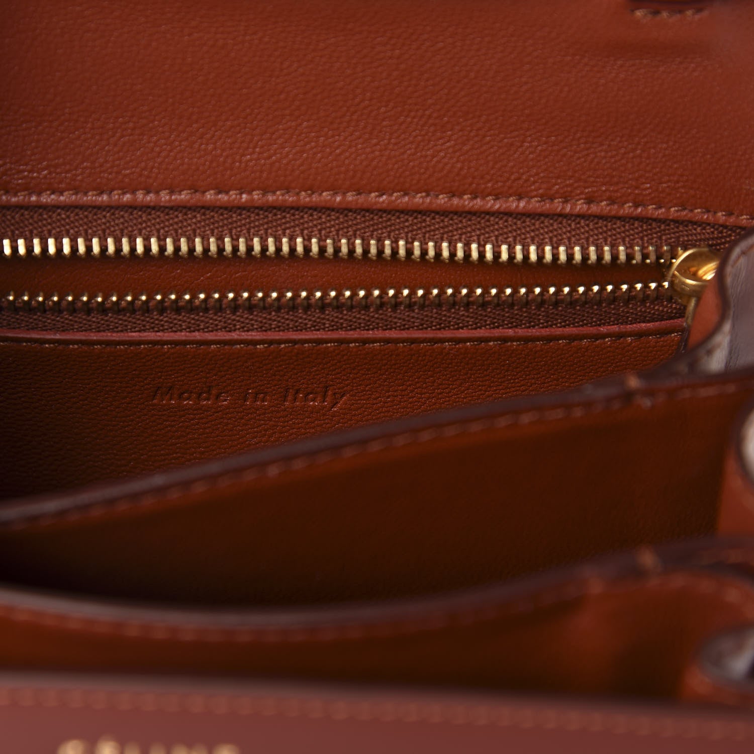 Celine Box Calfskin Small Classic Box Flap Bag Red 9 of 10