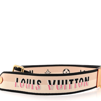 Louis Vuitton Jacquard Speedy Bandouliere 20 Shoulder Strap Black 3 of 4