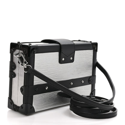 Louis Vuitton Epi Petite Malle Silver 3 of 9