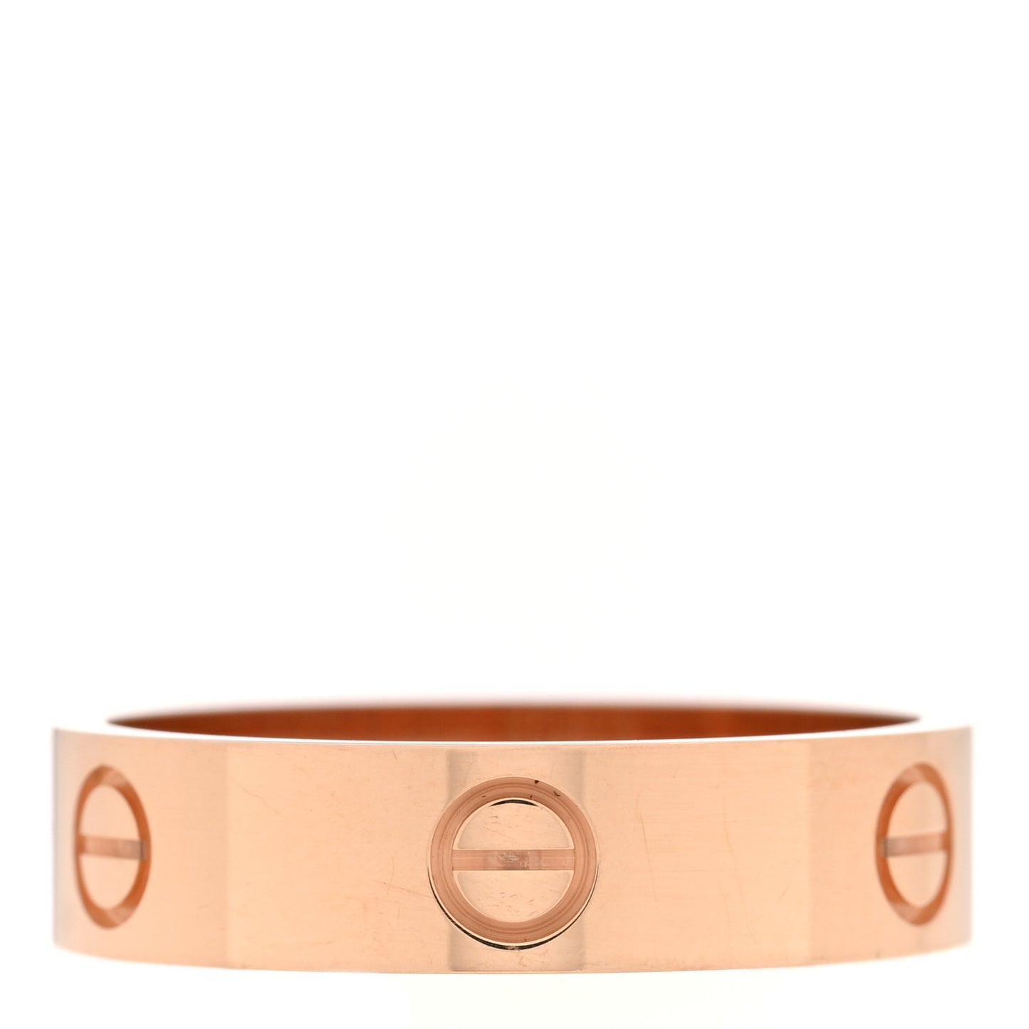 18K Pink Gold 5.5mm LOVE Ring 63 10.25