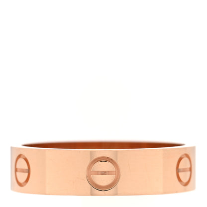 Cartier 18K Pink Gold 5.5mm LOVE Ring 63 10.25 3 of 5
