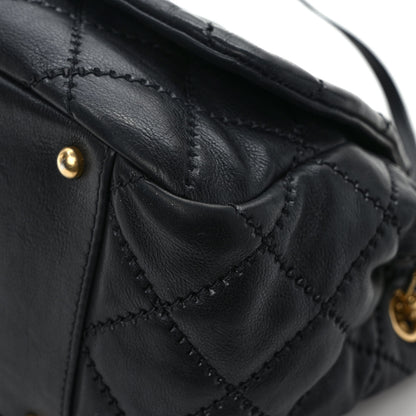 Chanel Calfskin Quilted Retro Chain Flap Black 11 of 11