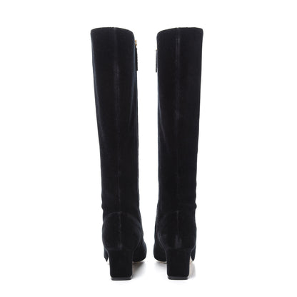 Gucci Velvet GG Victoire 55mm Boots 35.5 Black 7 of 10