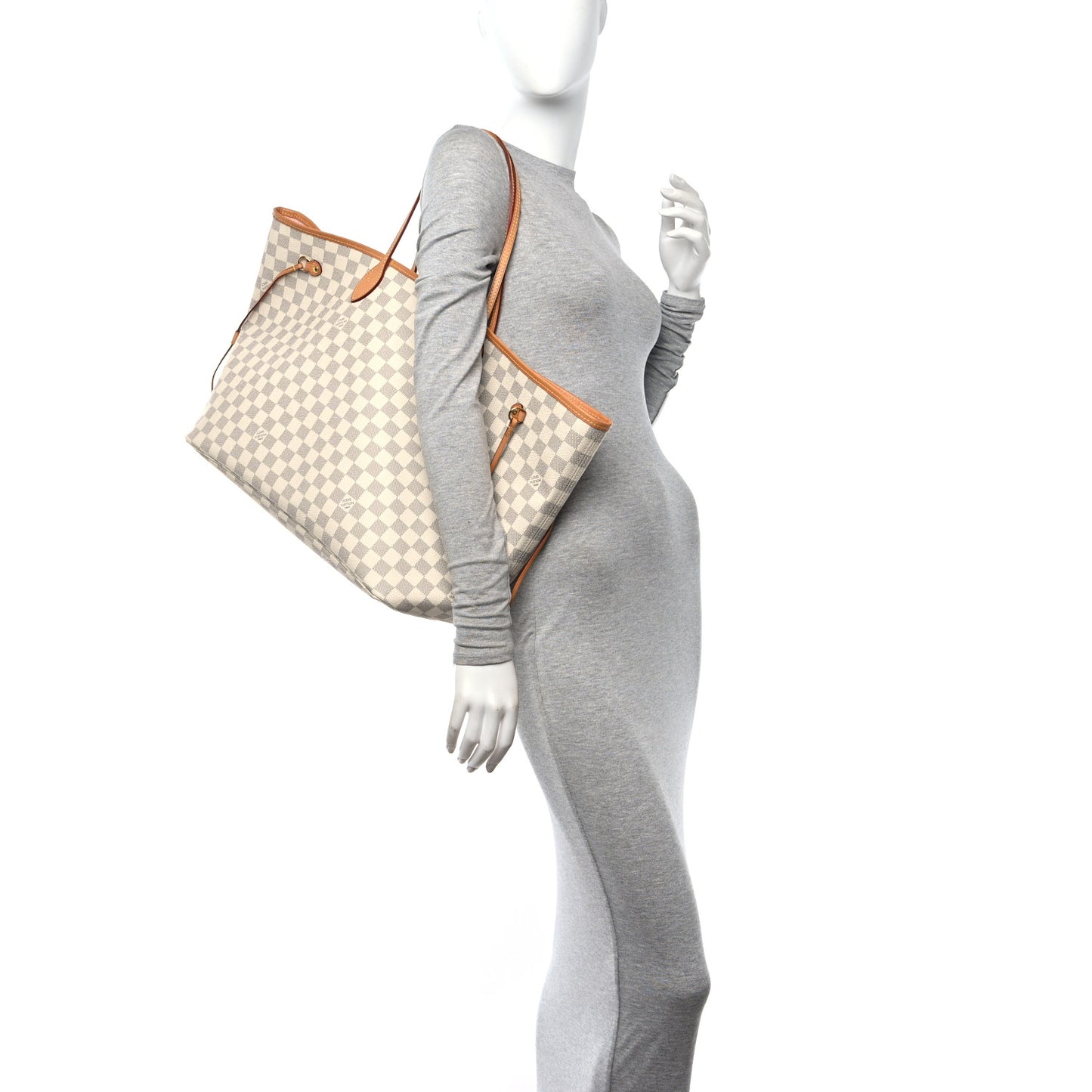 Damier Azur Neo Neverfull GM Rose Ballerine