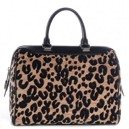 Louis Vuitton Jacquard Velvet Leopard Print Stephen Sprouse Speedy 1 of 7
