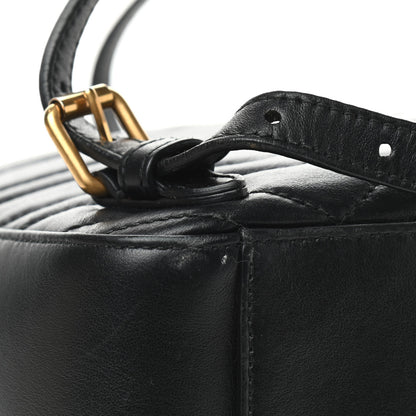 Gucci Calfskin Matelasse GG Marmont Dome Backpack Black 12 of 13