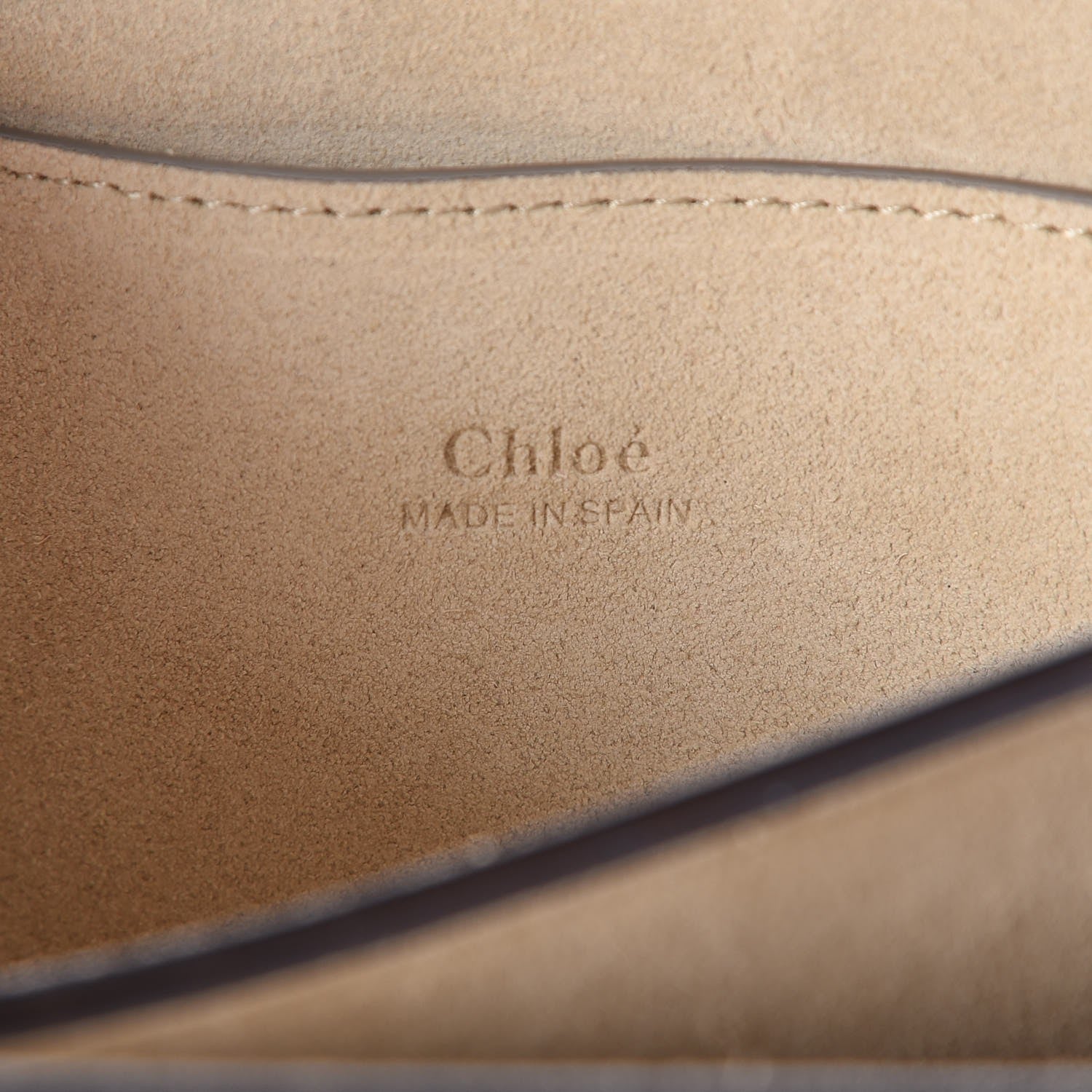 Chloe Suede Calfskin Small Faye Shoulder Bag Tobacco 6 of 6